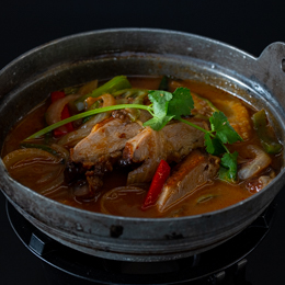 Canard curry rouge Thaï